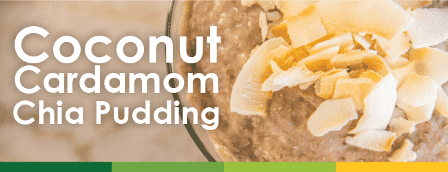 Coconut Cardamom Chia Pudding