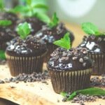 Mint Chocolate Plant Cupcakes