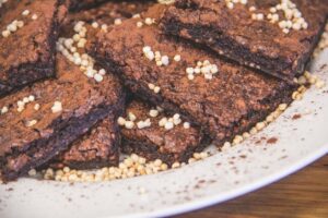 Hazelnut Chocolate Protein Brownies