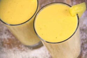 Featured Recipe: Tropical Yogurt Lassi (Dairy Free, Vegan)