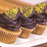 Featured Recipe: Pistachio Chocolate Mousse Cupcakes (Vegan)