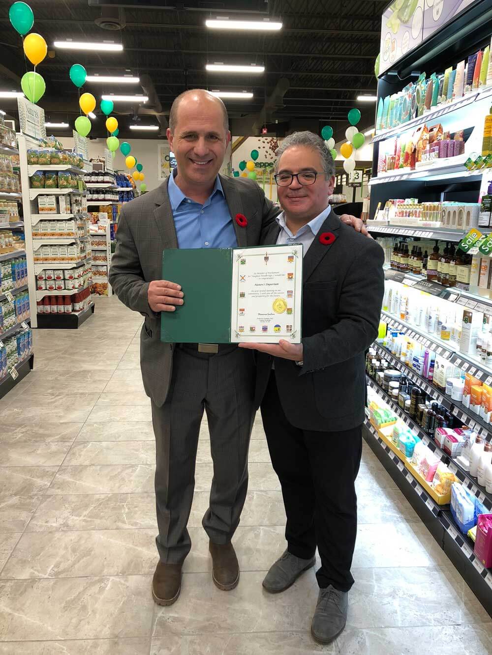 Francesco Sorbara, M.P. for VaughanWoodbridge, Nature’s