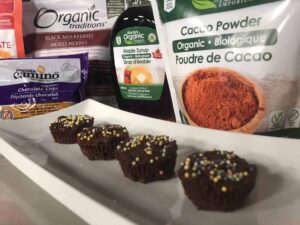 Nature's Emporium Vegan Dark Chocolate Pom Blossoms Recipe Image