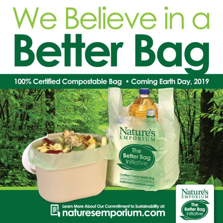 The Better Bag Nature's to Introduce a 100 Certified Compostable Bag